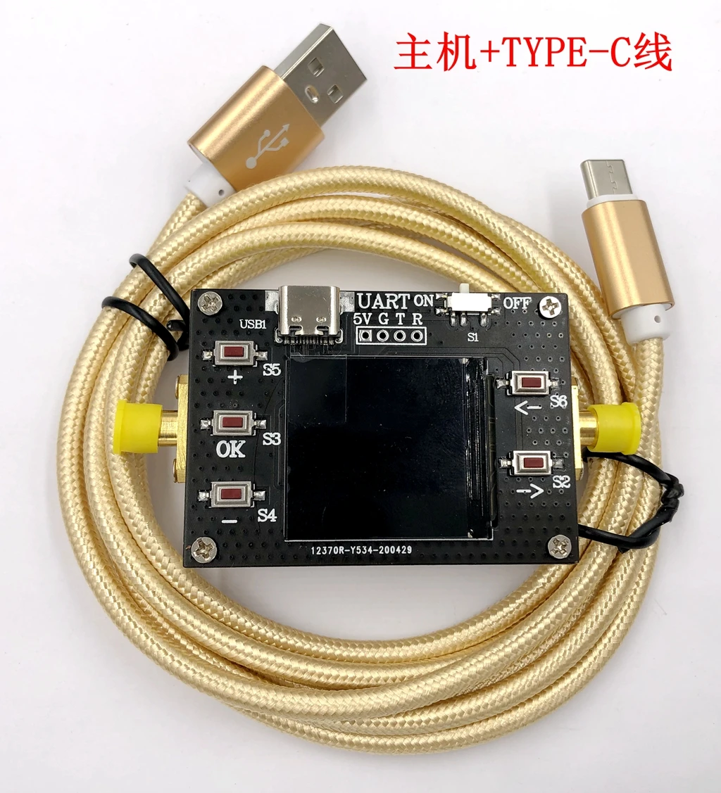 DC 3GHZ 90DB цифровой Ступенчатый аттенюатор управления 0.5dB шаг ЖК дисплей TTL