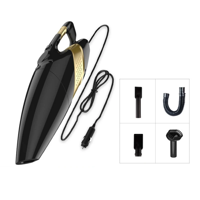 Автомобильный мощный пылесос 80 Вт портативный автомобильный с зарядкой