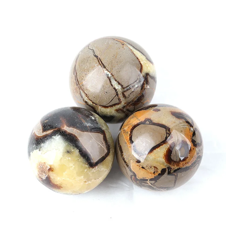 

Wholesale 1PC 4-7cm Natural Septarium Septarian ball ball Massage Stones Mineral Specimen Healing Natural Quartz Crystals ball