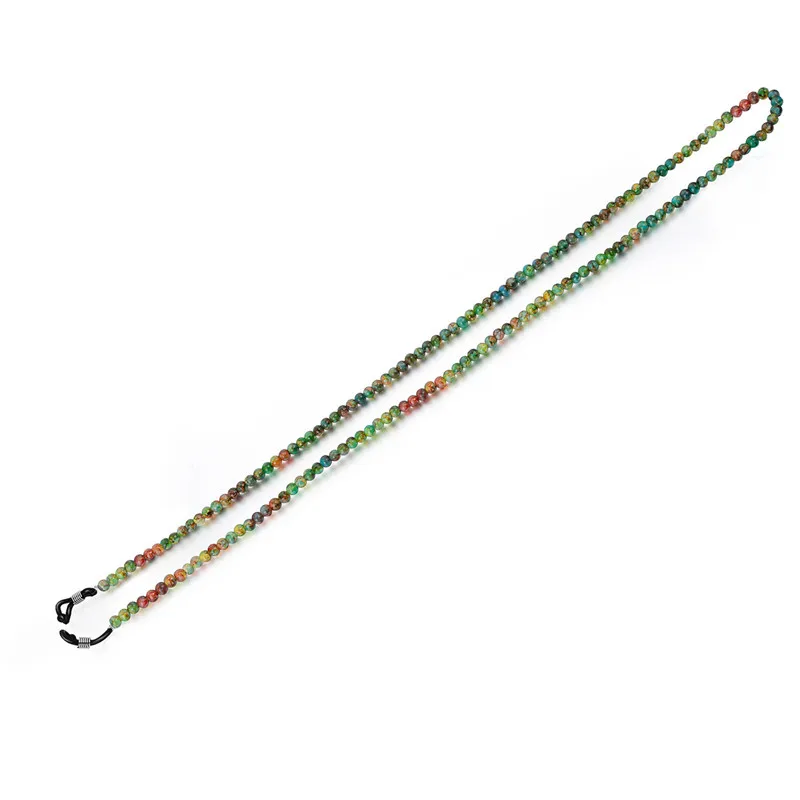 Цветные цепочки для очков из натурального камня с бусинами очки чтения