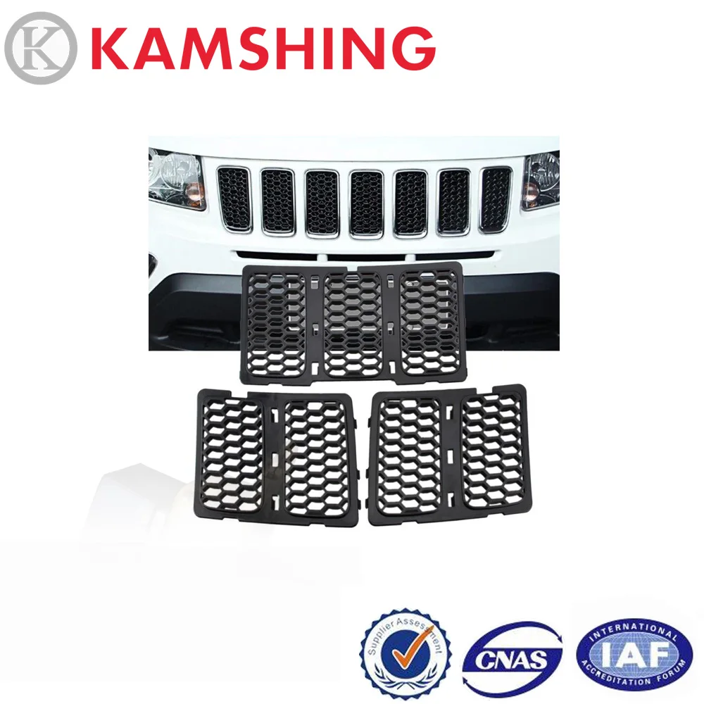 Передняя сетчатая решетка CAPQX для Jeep Grand Cherokee 2014 2016 передняя вставка медовая