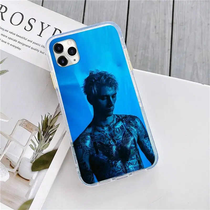 

Machine Gun Kelly MGK famous singer Phone Case for iPhone 11 12 pro XS MAX 8 7 6 6S Plus X 5S SE 2020 XR luxury design cover