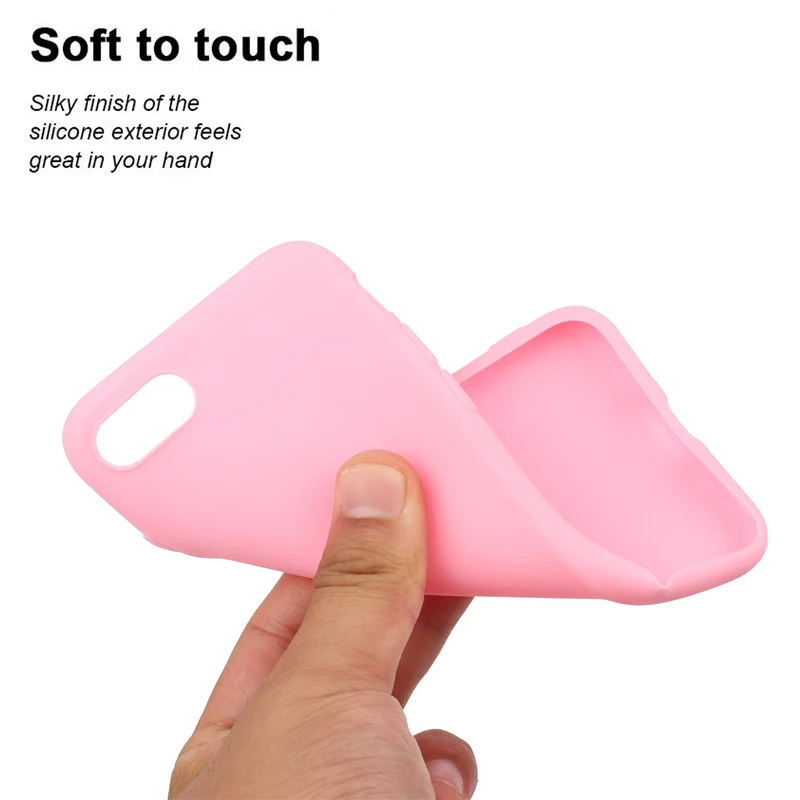 Роскошный силиконовый мягкий чехол карамельных цветов для iPhone 7 8 6 6s Plus