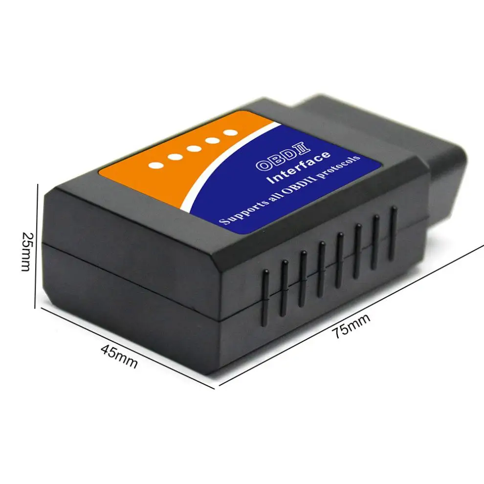 Сканер ELM327 V1.5 PICI8F25K80 Супер Мини Bluetooth OBDII OBD2 беспроводной интерфейс считыватель