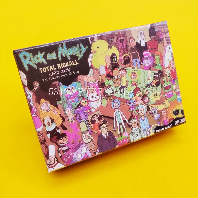 Новая игра Rick and Morty полная риколл карточная игра коллекция карт Rick Y Morty Yuego для развлечения с коробкой