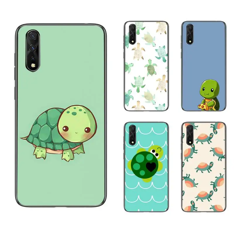 

Green Blue Turtle Animal Cartoon Phone Case For Samsung A10S A12 A02 A20E M30 A31 A32 A40 A50 S A52 A51 A70 A71 A80 Cover Coque