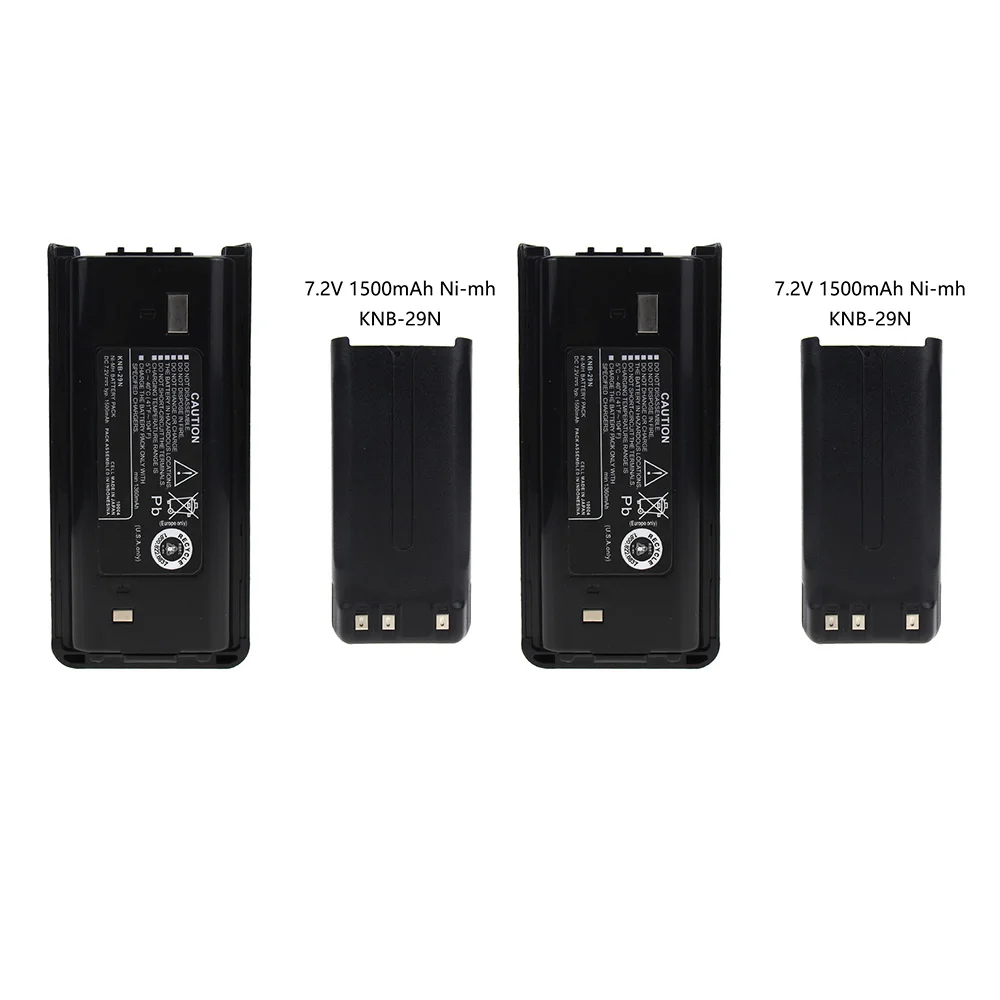 2X Замена для Kenwood Батарея TK-3202 TK-2300, TK-2302E, TK-2306, TK-2307, TKNB-29N двухстороннее радио(1500 мА/ч, 7,2 никель-металл-гидридный аккумулятор с напряжением