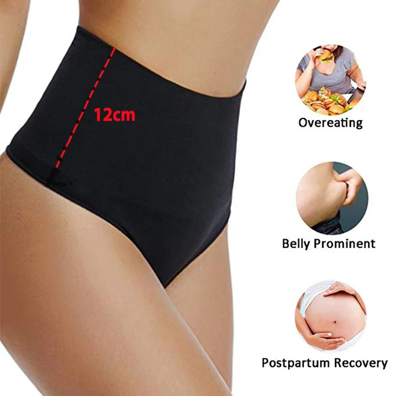 Трусики с высокой талией для женщин нижнее белье утягивающий шейпер женское