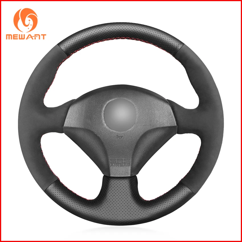 MEWANT черная замшевая накладка на руль из натуральной кожи для Honda S2000 2000 2008 Civic Si 2002