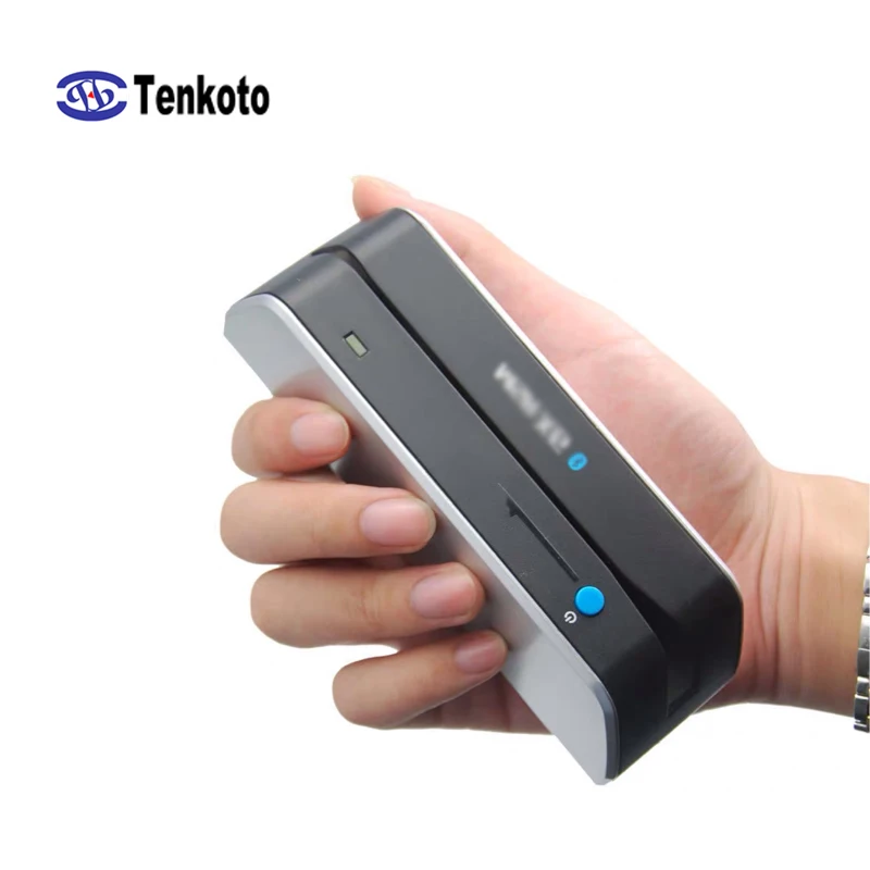 Считыватель карт с магнитной полосой Bluetooth считыватель кодировщик LoCo HiCo 3 трек