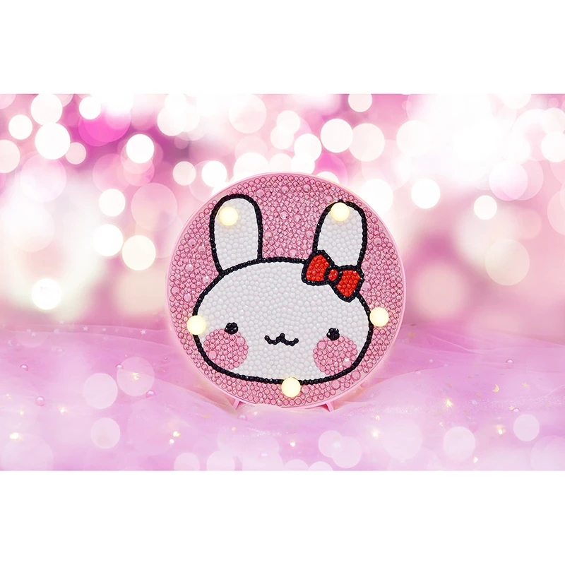 Алмазная мозаика Детская DIY прикроватная лампа полный набор бриллиант картина