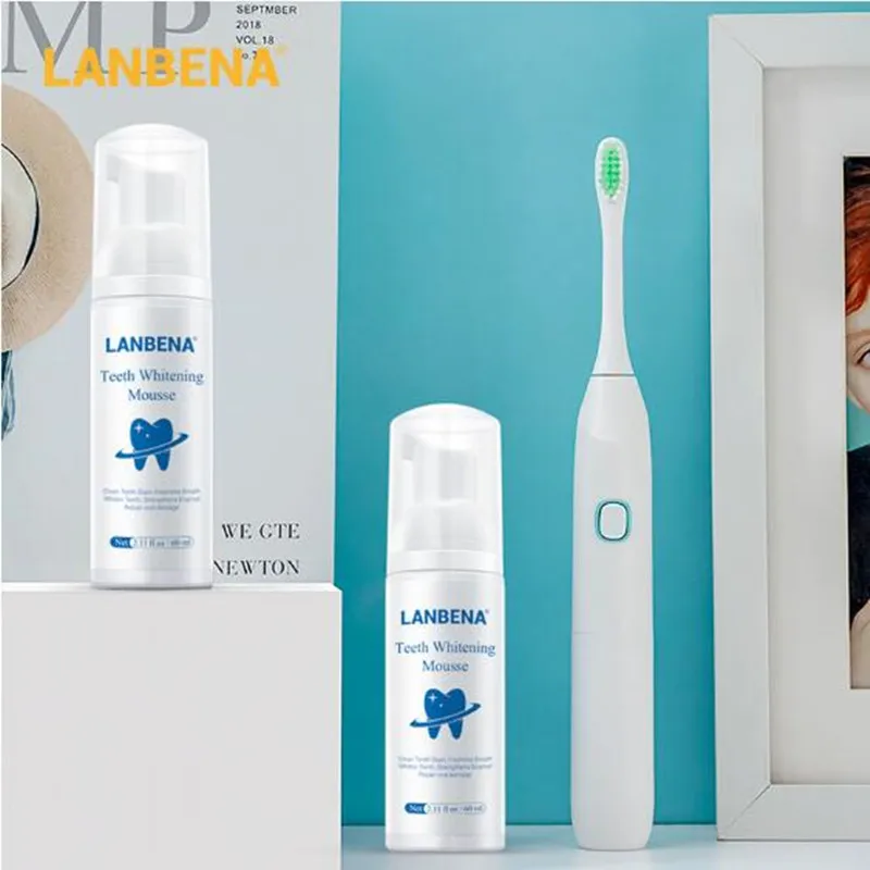 Отбеливатель зубов LANBENA мусс для отбеливания инструмент чистки гигиена полости