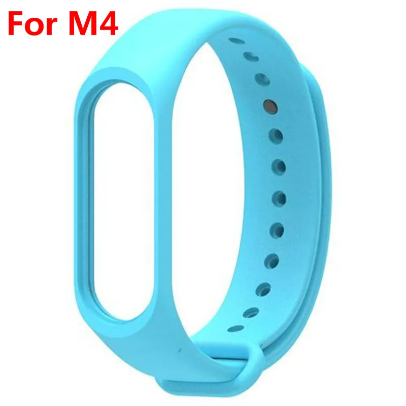1x умный Браслет для xiaomi mi Band 3 4 спортивный ремешок часы силиконовый ремешок для xiaomi mi band 3 4 браслет mi band 4 3 ремешок - Цвет: For Xiaomi Mi Band 4