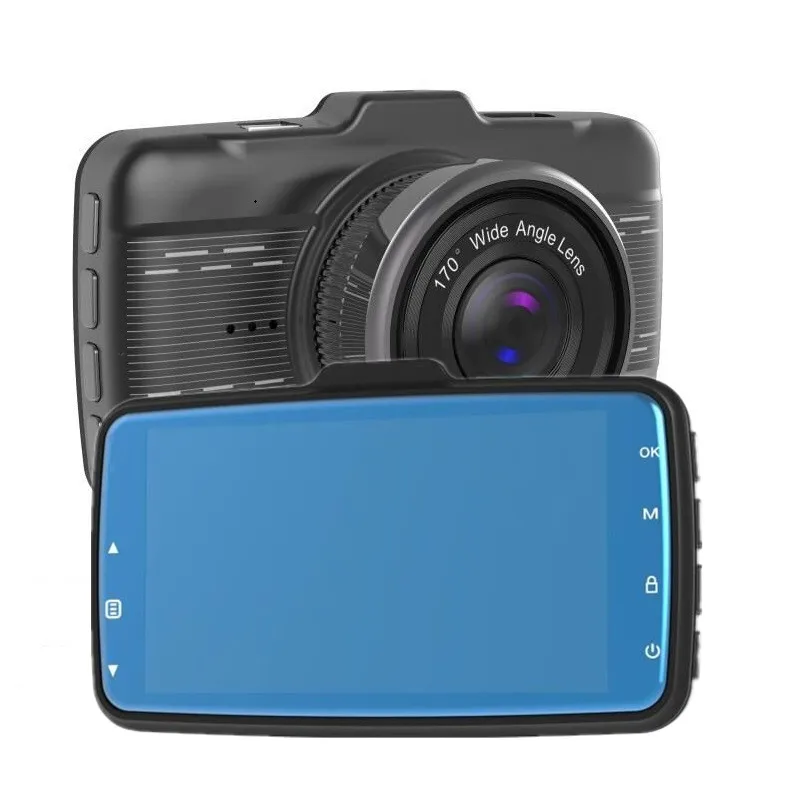 Широкоугольный CarLogNew Автомобильный видеорегистратор с двойным объективом