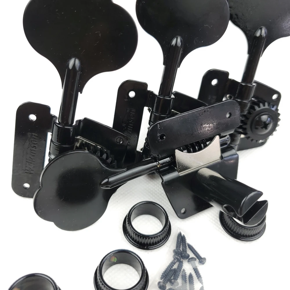 open frame wilkinson elektrische bass gitarre mechaniken mechaniken gitarre tuning pegs wjbl 200 schwarz made in korea free global shipping