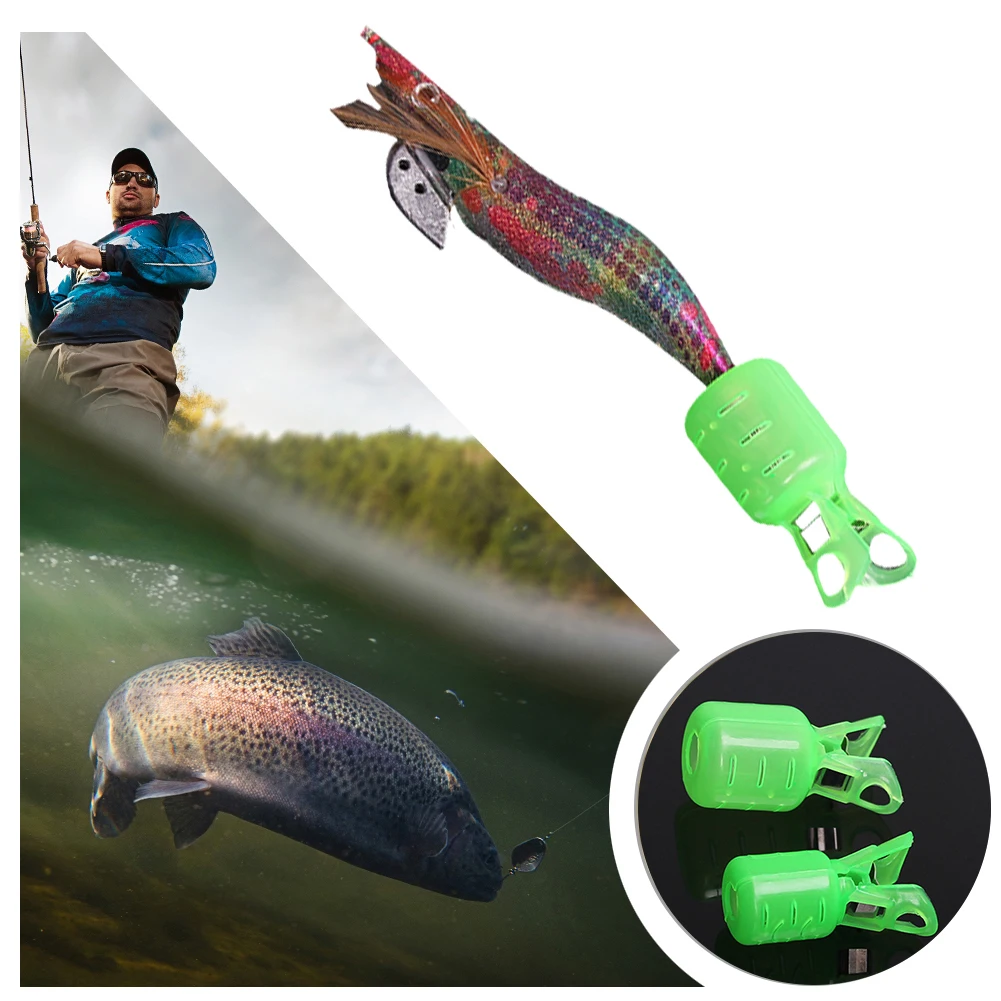 

10Pcs/Lot Squid Jig Cover Shrimp Umbrella Hooks Protective Case Storage Cover Fishing Accessories for Fishing Lovers