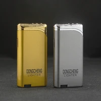 new mini torch butane gas lighter portable metal windproof lighter cigarette cigar lighter smoking accessories mens lady gift