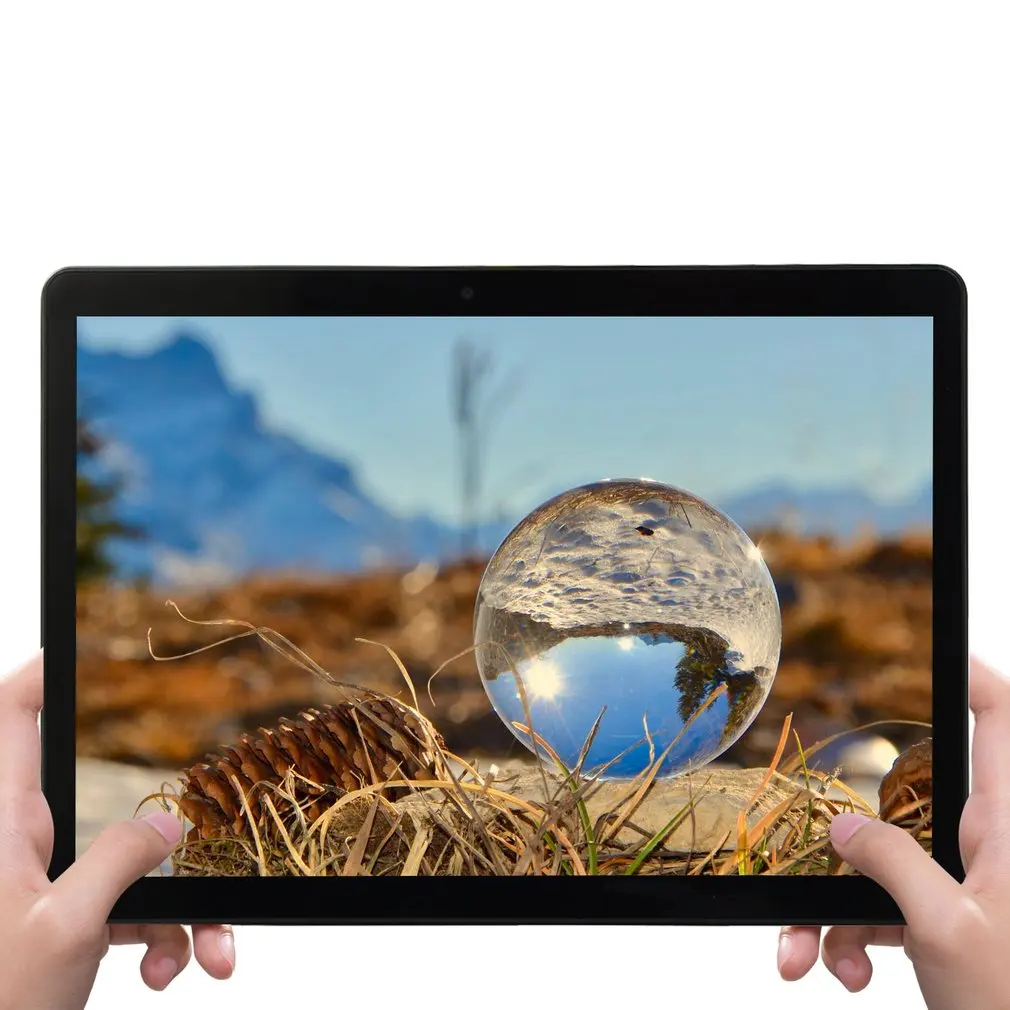 

Round Hole Tablet 10.1 Inch Large Screen Android 8.10 Version Fashion Portable Tablet 1G+16G Black Tablet Black US Plug