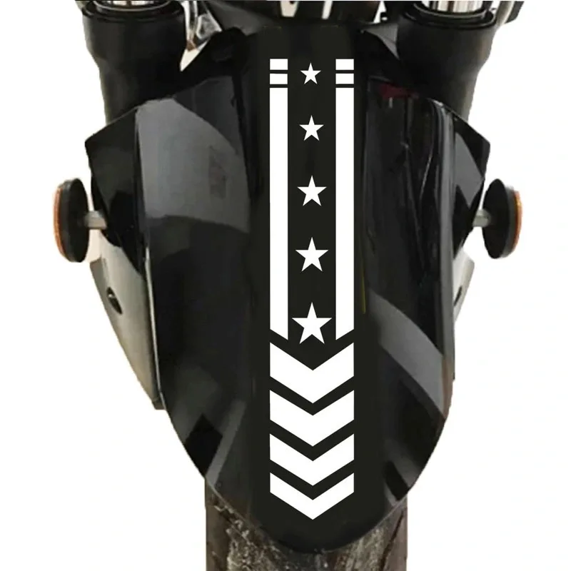 Наклейки на мотоцикл и крыло наклейки для скутера полосатые светоотражающие