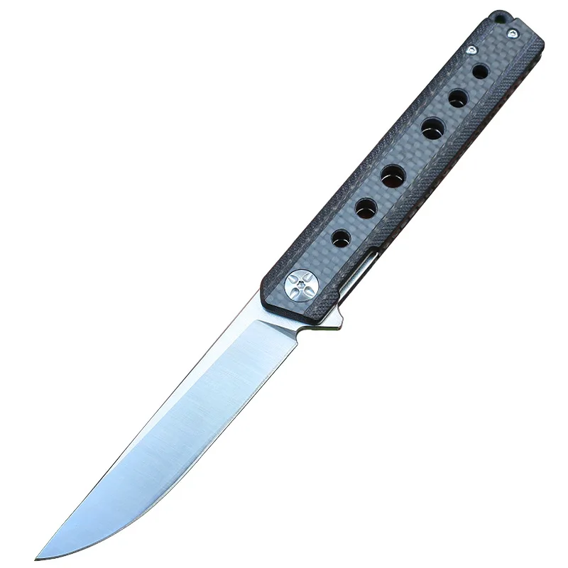 Beli D2 Pisau Baja Pisau Lipat Steel Multifungsi Outdoor Pisau Lipat Portabel Lipat Pisau Camping Survival Pisau Saku