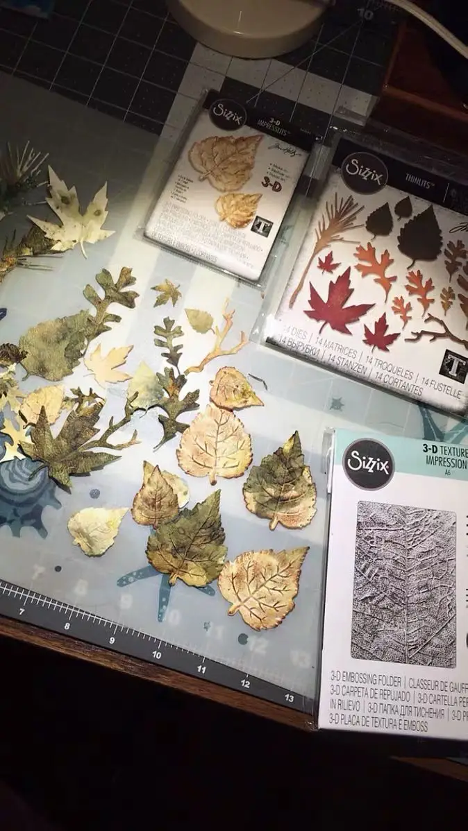 

Sizzix 3D Impresslits Embossing Folders Leaf 663293