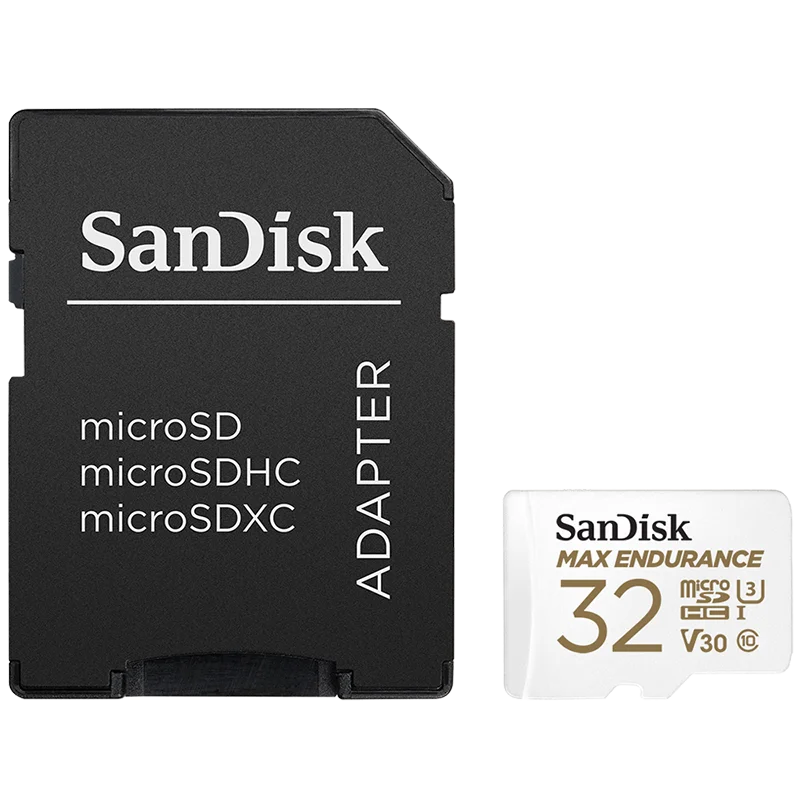 SanDisk MAX ENDURANCE micro SD Card 32GB 64GB 128gb MicroSD Memory Card Class 10 U3 V30 Micro SDHC/SDXC Flash Card 4K HD