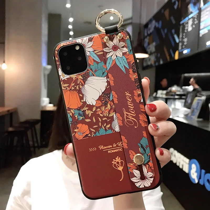 Чехол с держателем для телефона Oppo Realme 5 5PRO 6 PRO C11 C15 X C2 7 C17 XT C1 Reno 2 2Z 2F 3 4 4Z A15 A55 A83 A93 A94