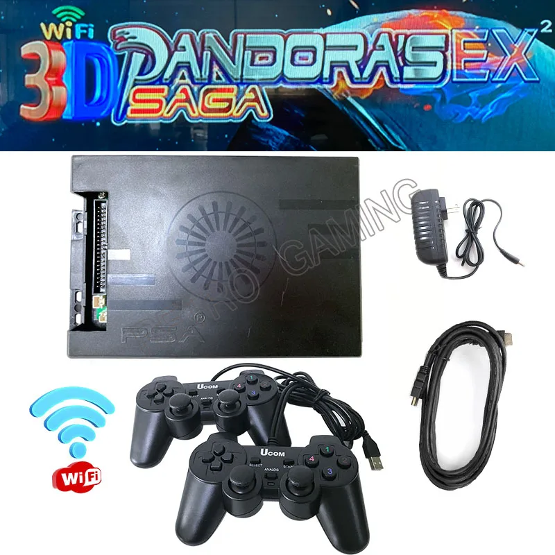 

3D wifi Pandora Saga Box 6800 in 1 USB arcade PCB Motherboard support save high score record HDMI Output For Arcade Console