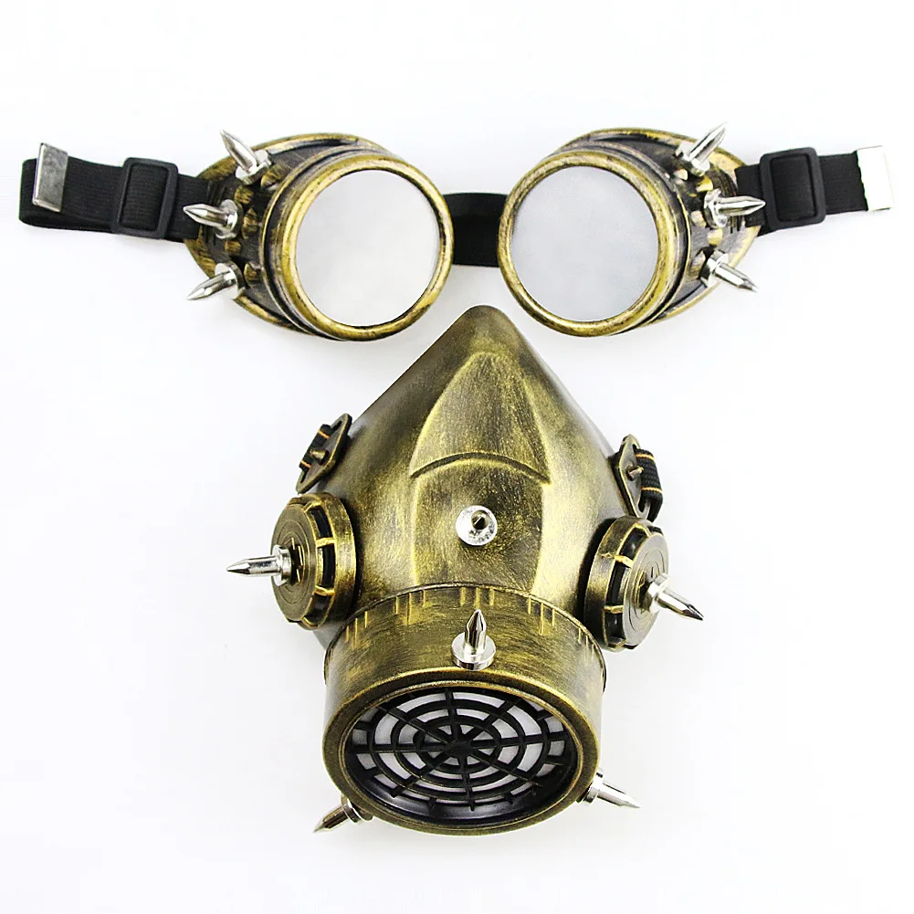 Маска с заклепками в готическом стиле для мужчин и женщин маска косплея