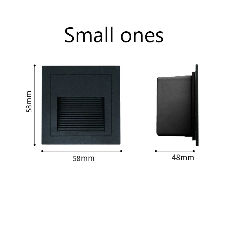 Светодиодный светильник 3 Вт 4 Вт подземный светильник Встраиваемая лестница Paitio Точечный светильник напольный садовый Пейзаж Настенный светильник - Испускаемый цвет: C