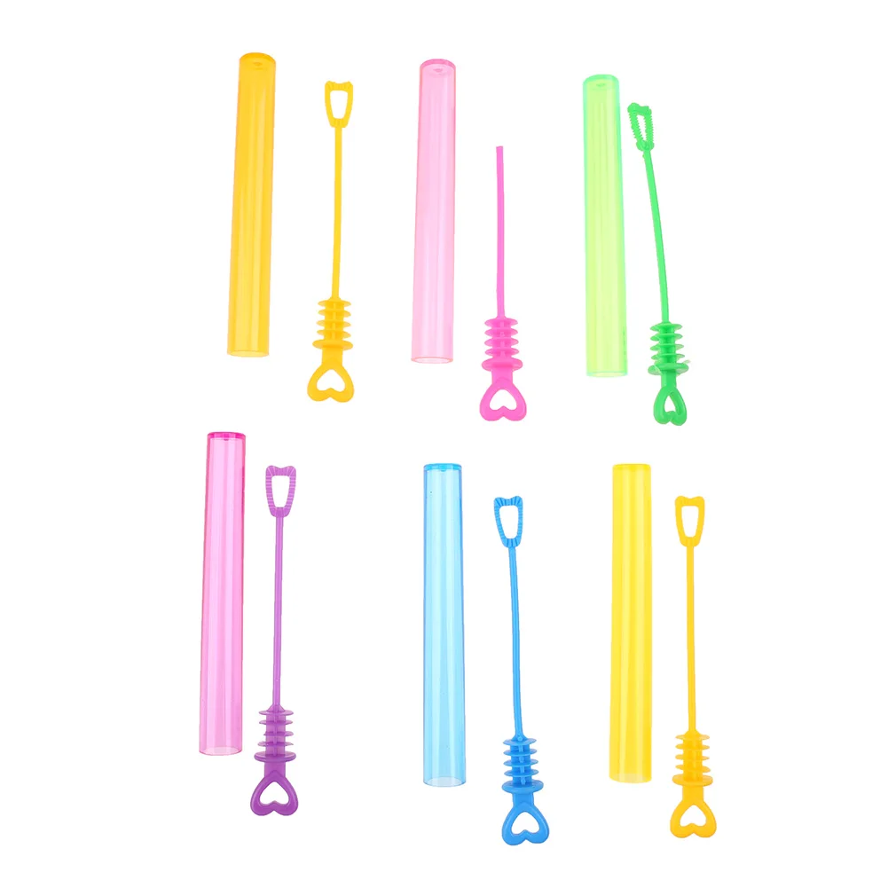 

100/ 60pcs Wedding Bubble Love Heart Wand Tube Bubble Soap Bottle Playing Fun Kids Toy Party Wedding Decoration Gift