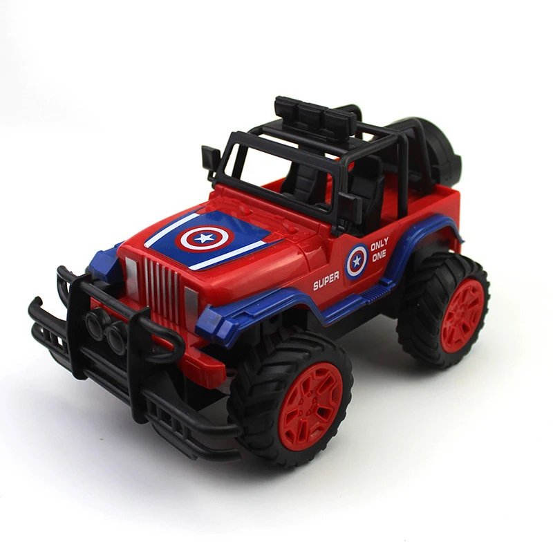 Высокая скорость 4CH 1:24 электрический RC SUV автомобили радиоуправляемые игрушки для мальчиков Подарки с зарядным устройством и аккумуляторами - Цвет: Красный