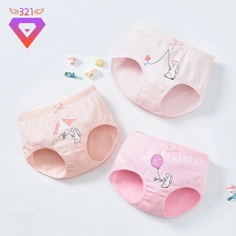 Комплект из 3 предметов новые детские хлопковые трусики трусы для девочек | Мать и