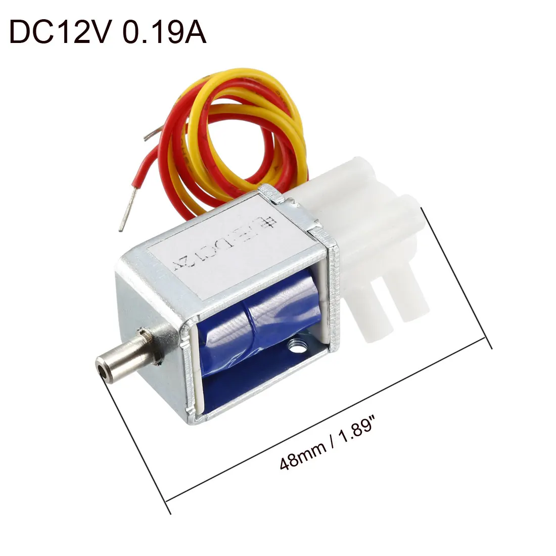 Uxcell миниатюрный Соленоидный клапан 2 положения 3 пути DC12V 0.19A водный воздушный |
