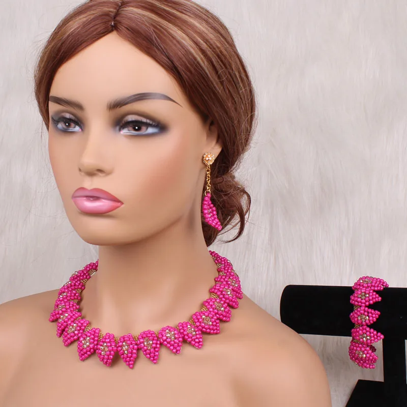 Dudo Африканские свадебные ювелирные изделия персиковые листья ручной работы