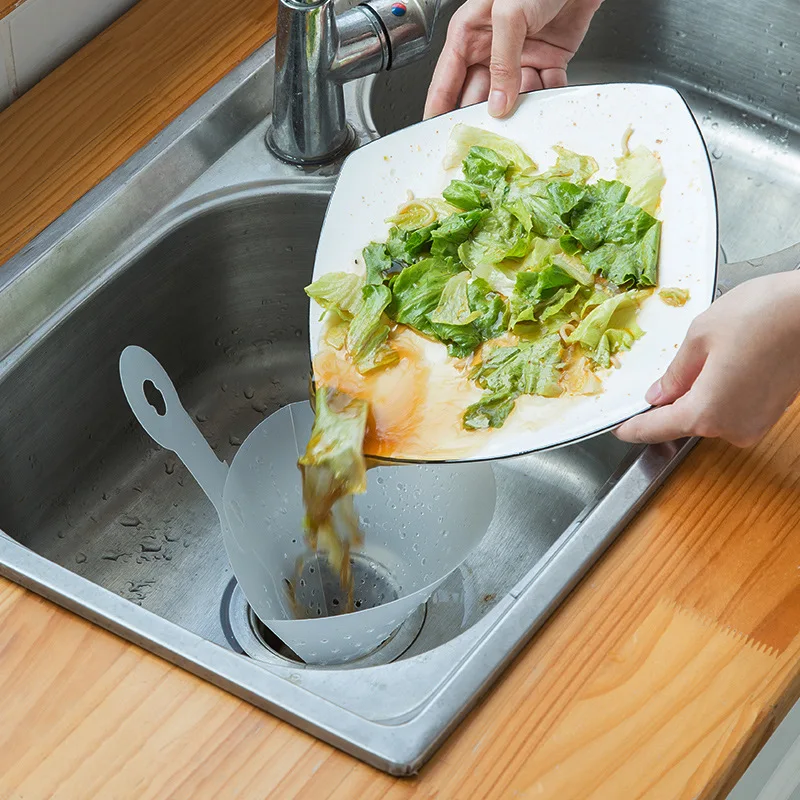 Кухонный складной фильтр для слива на присоске корзина овощей пищевые фильтры