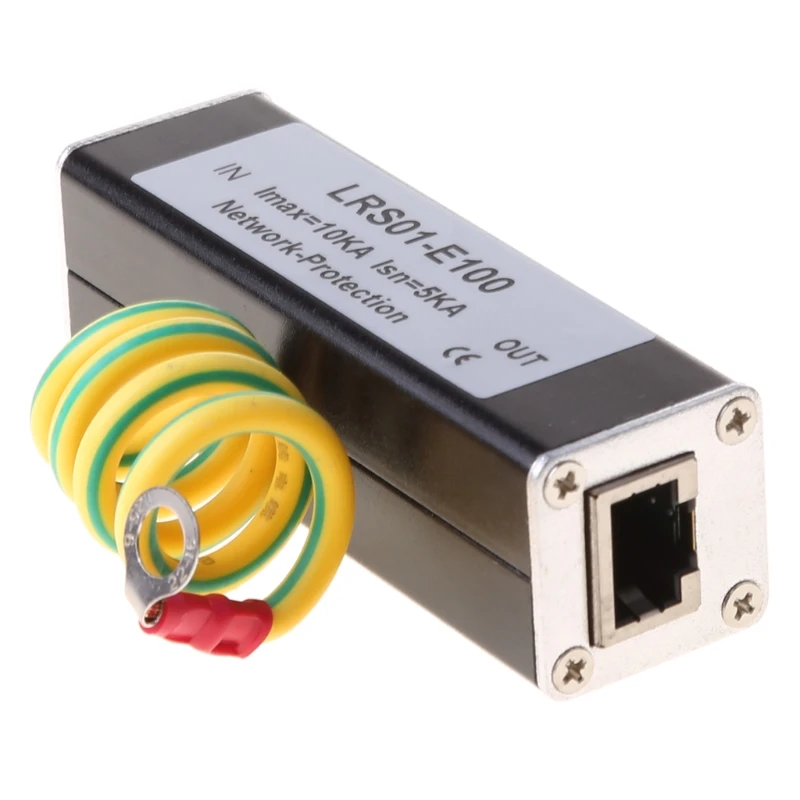 K92C Network RJ45 monitoring equipment camera lightning protector surge Protection device Lightning Arrester | Компьютеры и офис