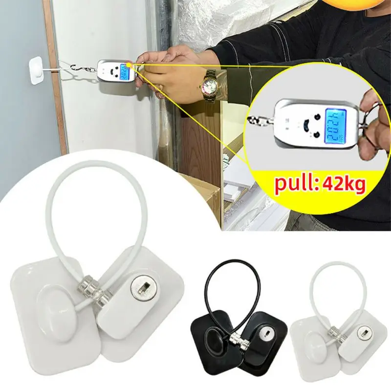 

Non Drilling Refrigerator Door Children Baby Safety Self Adhesive Window Lock For Refrigerator Lock For Cabinet Lock