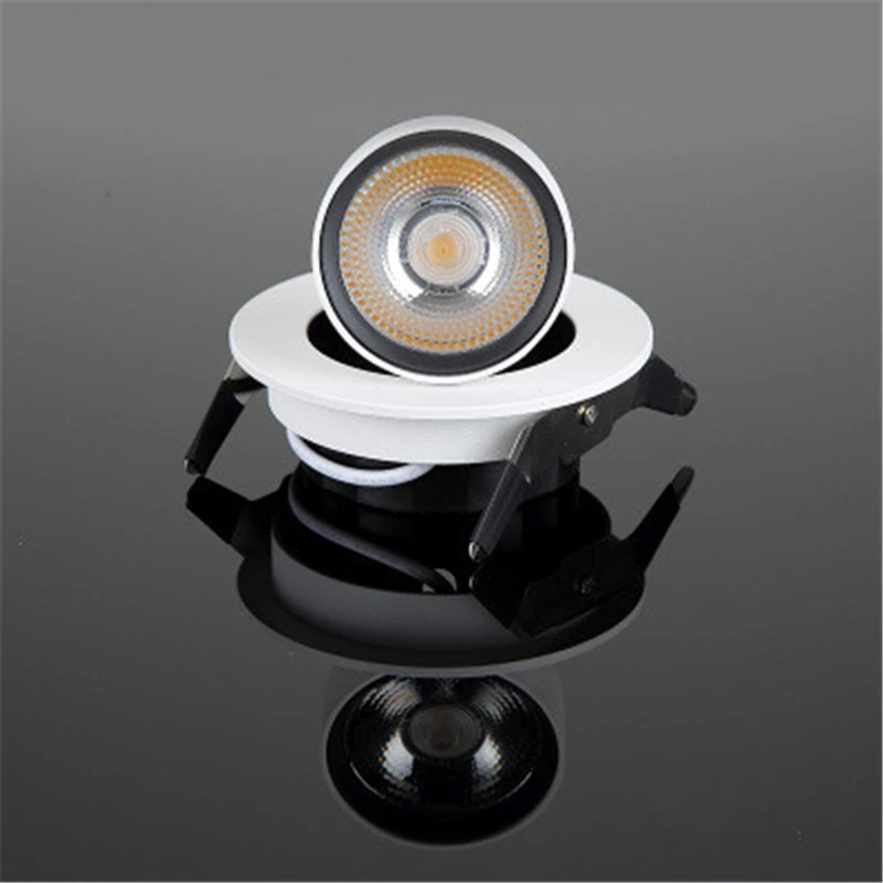 

LED Recessed Spot 3W / 5W / 7W / 12W Foldable 350 Rotating Dimmable COB downlight Stretchable LED Spot light Indoor Lighting