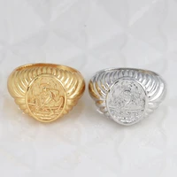 retro male rings carving fisherman boatman grandpa charm unique jewelry for wedding anniversary party punk viking golden ring