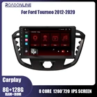 Roadonline 9-дюймовый автомобильный мультимедийный плеер Android Wifi GPS-навигация для Ford Transit Tourneo Custom 2012-2020 головное устройство  2 Din