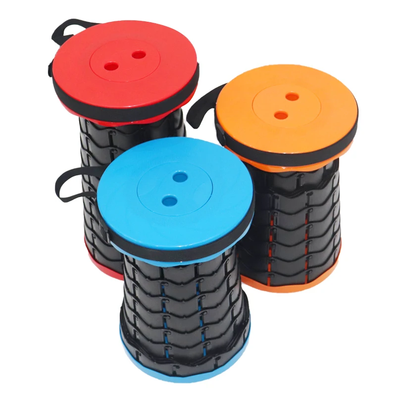 

Retractable Upgraded Folding Stools Sturdy Portable Telescoping Stool Seat for Outdoors Gardening, Camping, Fishing, BBQ
