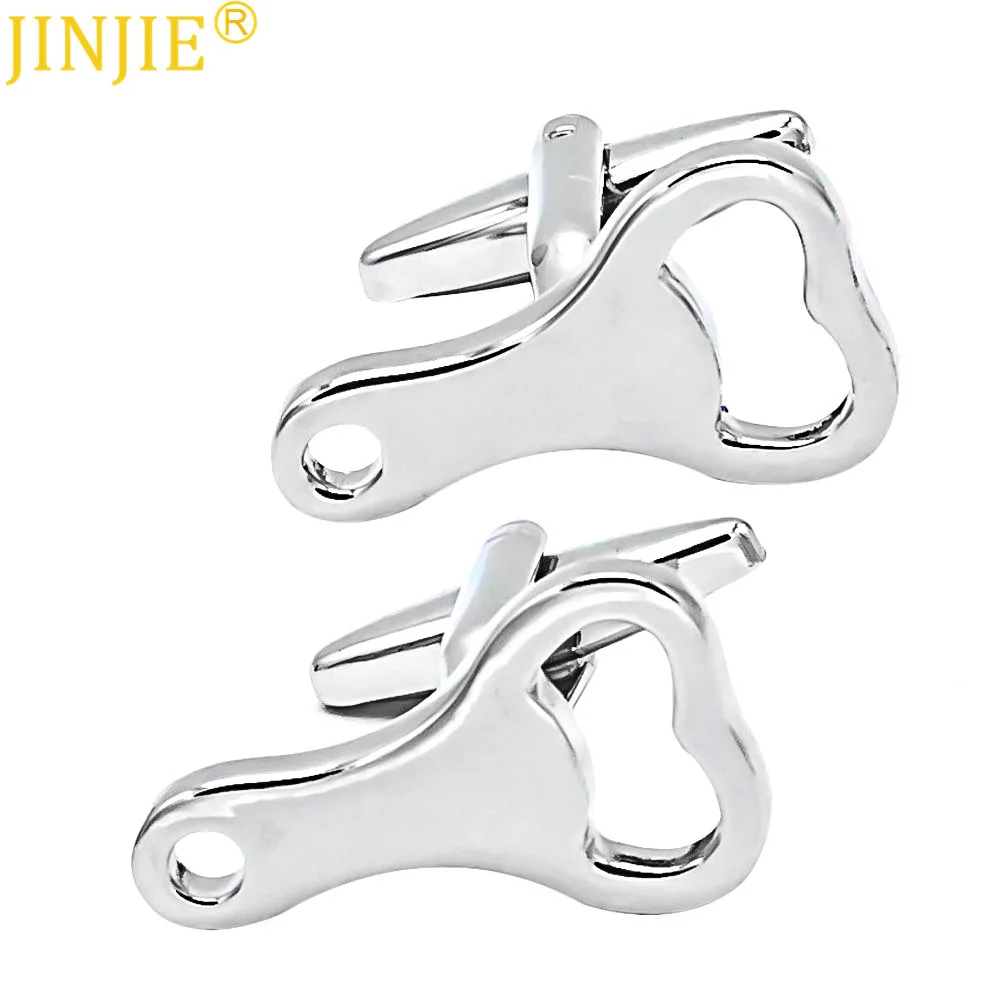 

2021new Bottle opener shape cufflinks wild fashion men's French shirt cufflinks daily necessities interesting cufflnks jewelry