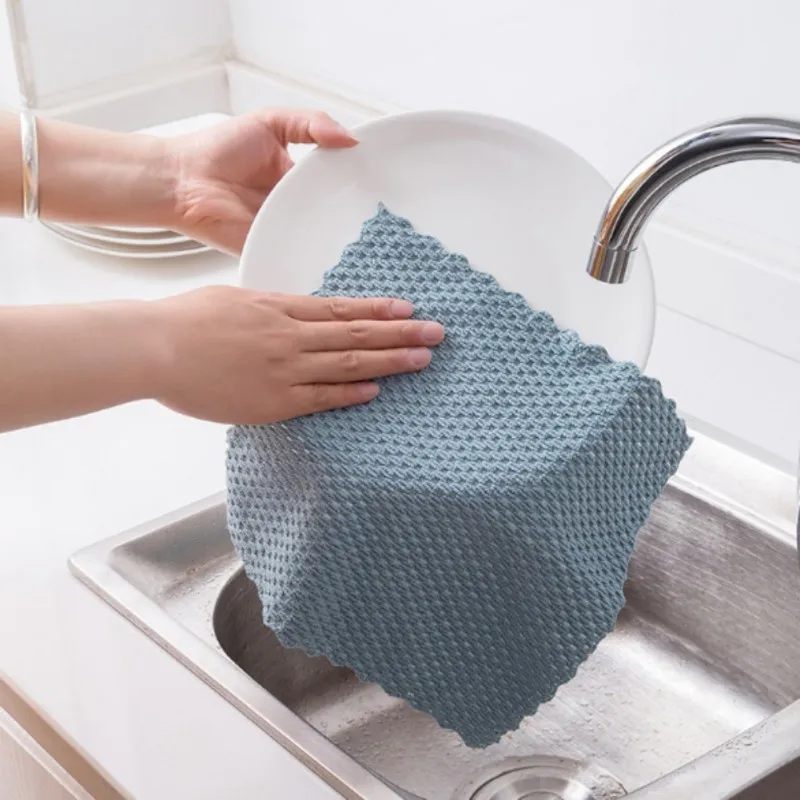 Кухня со скребком для удаления жира вынимаете тряпки эффективный абсорбирующая