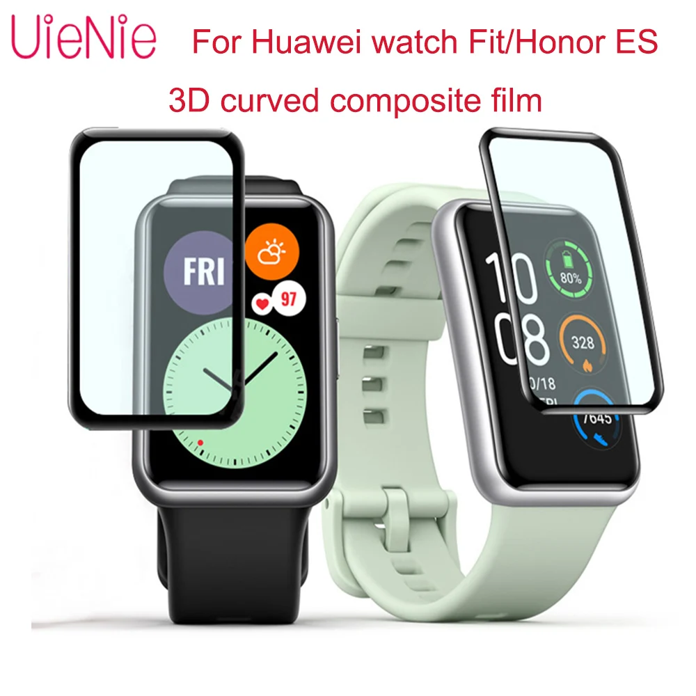 

3D Curved Composite Protective Film For Huawei watch Fit/Honor ES HD/Scratch Resistant Cover Smart Watch Protector Accessories