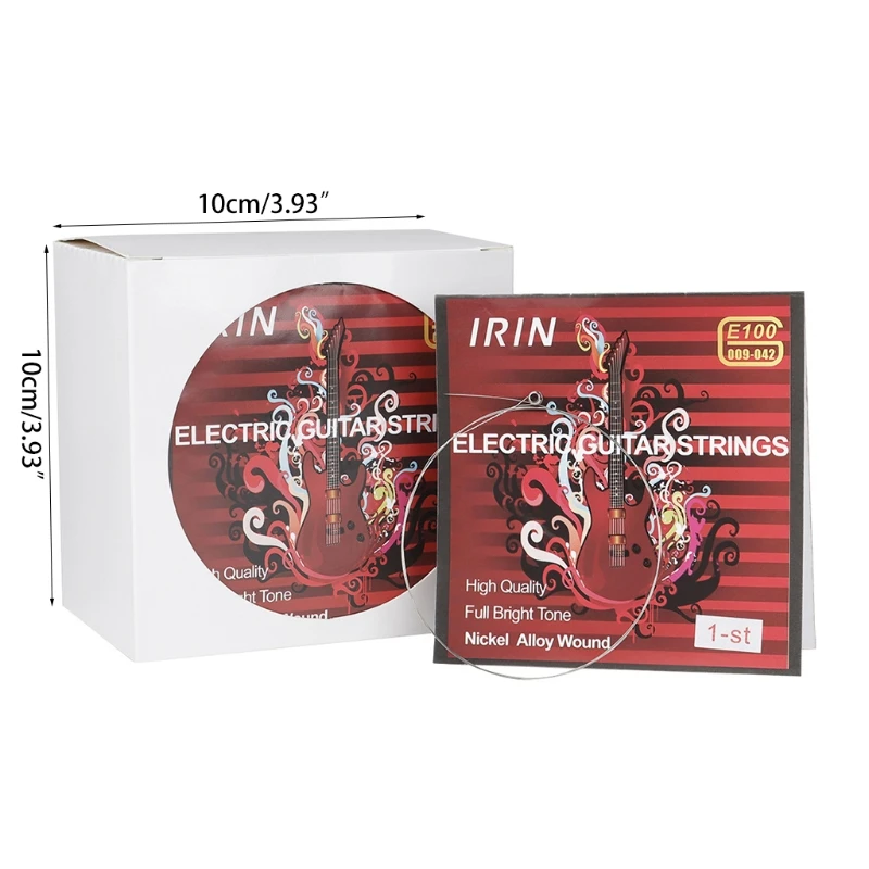 

E5BD High Quality 100Pcs/Set Classical Guitar Strings Nylon Silver-Plated Copper Wound Classical Guitar Strings