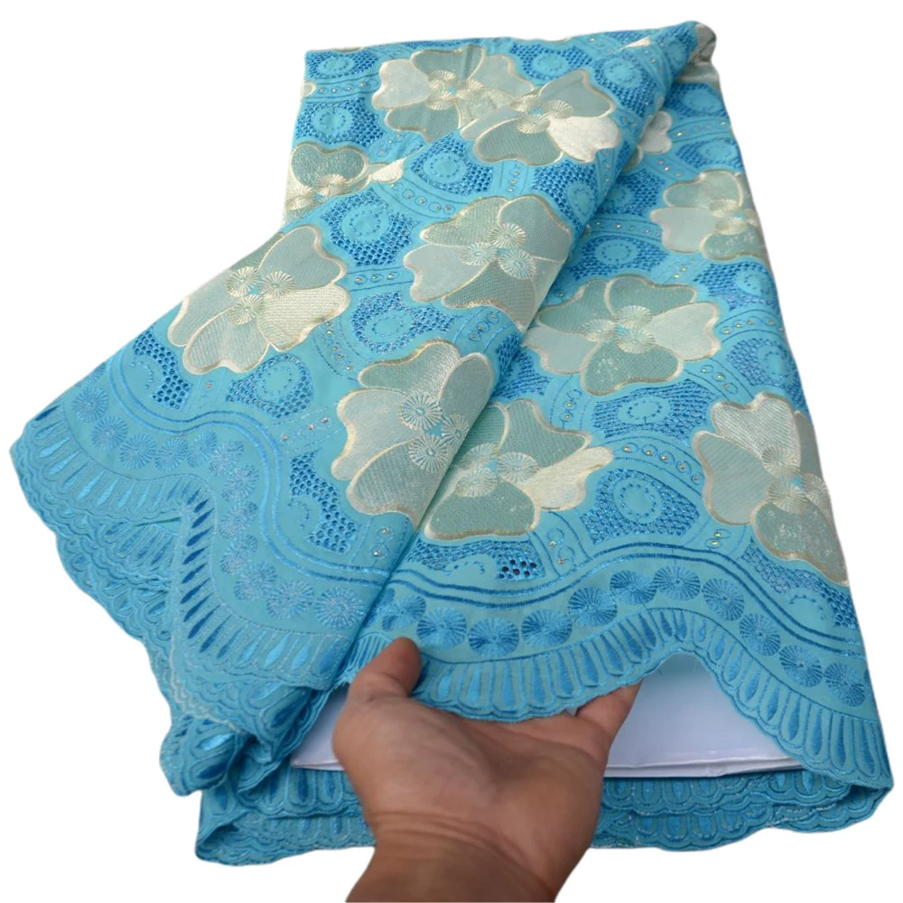 

Новое поступление, африканская швейцарская кружевная ткань 2021, Высококачественная нигерийская хлопковая кружевная ткань, дизайнерская швейцарская вуаль для вечернего платья, халата