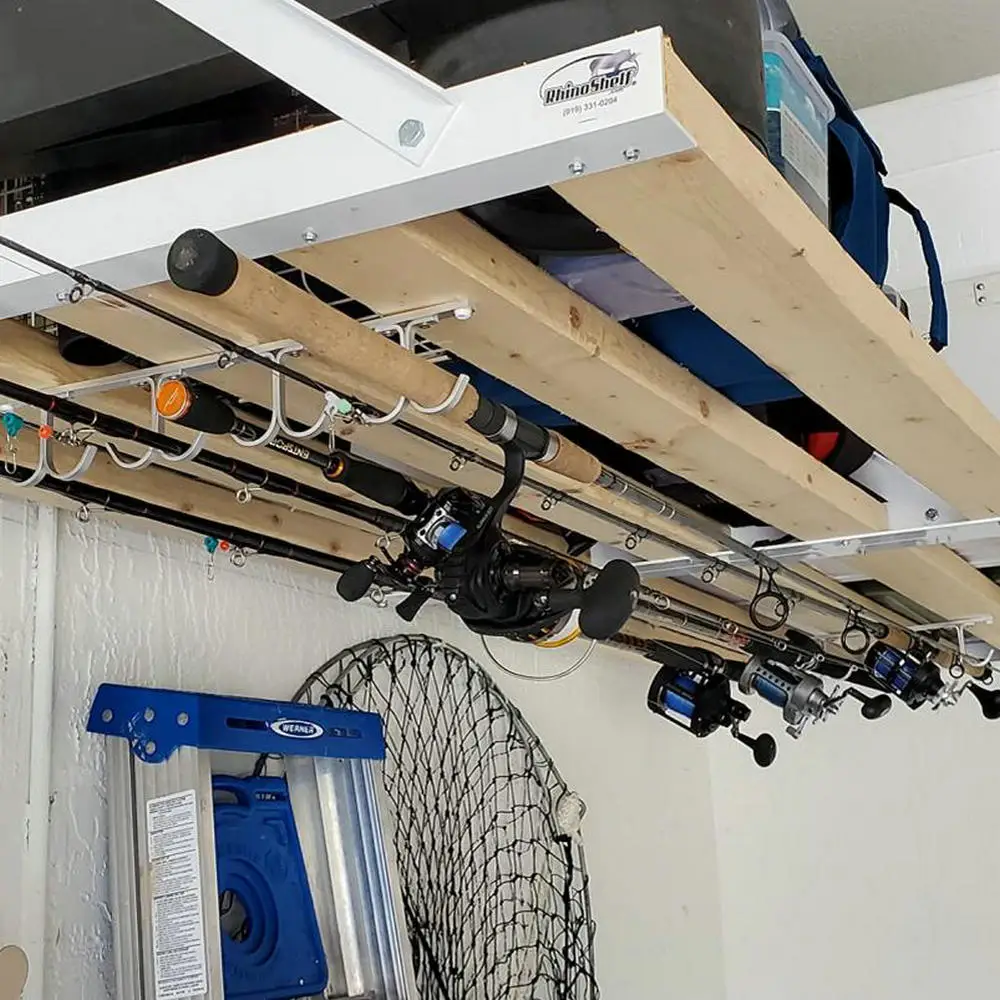 Потолочная стойка для удочек из алюминиевого сплава держатель на 8 органайзер