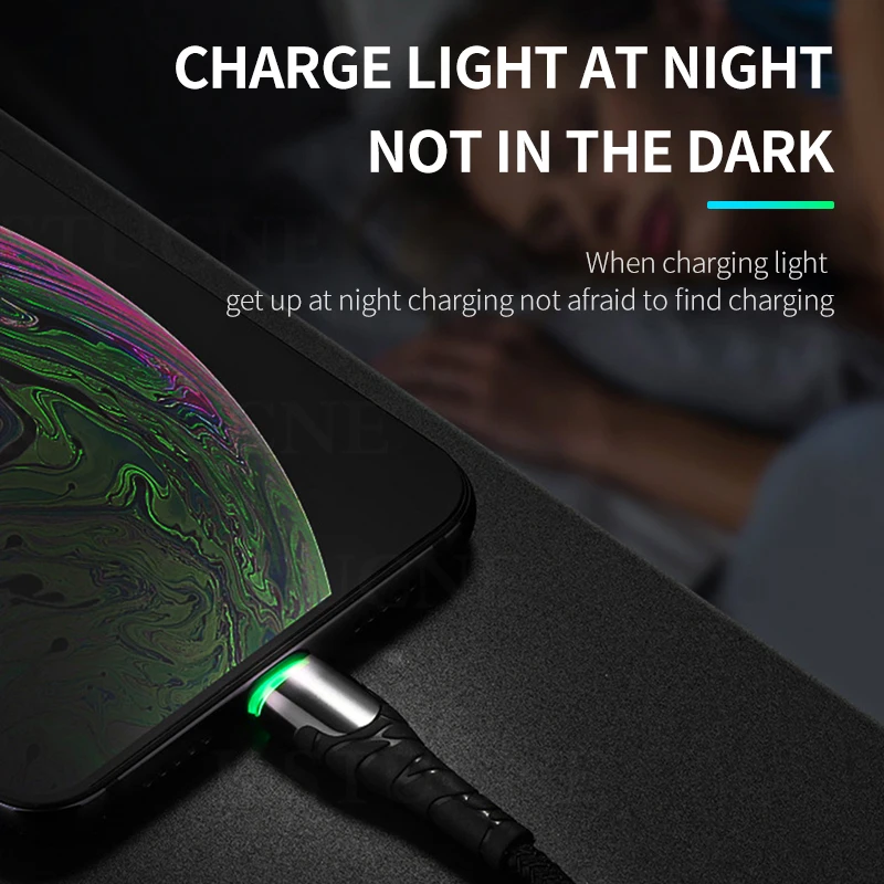 Кабель USB Type C для Samsung S10 S9 Plus 3.0A Быстрая зарядка телефона зарядный провод Huawei Xiaomi 8
