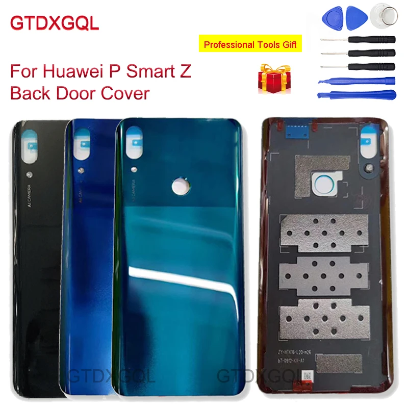 

6.59" Original NEW For Huawei P Smart Z STK-LX1Back Door Cover Rear Battery Housing Mobile Phone Case Repair Parts